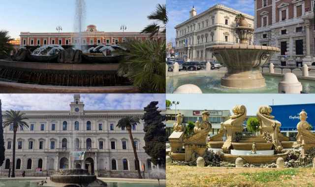 Tra giochi d'acqua e zampilli, alla scoperta delle storiche fontane monumentali di Bari